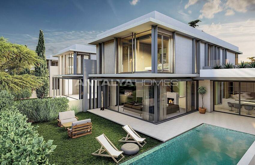 Villas with Private Pools in a Project in Dosemealti