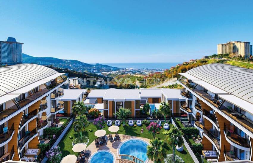 Real Estate in a Complex with Impressive Views in Alanya