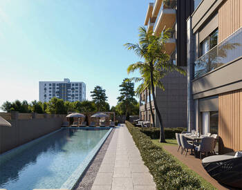 Flats in a Complex with Pool Near Airport in Antalya 1