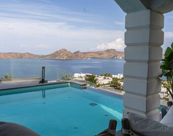 Marina and Sea View House in Bodrum with Pool 1
