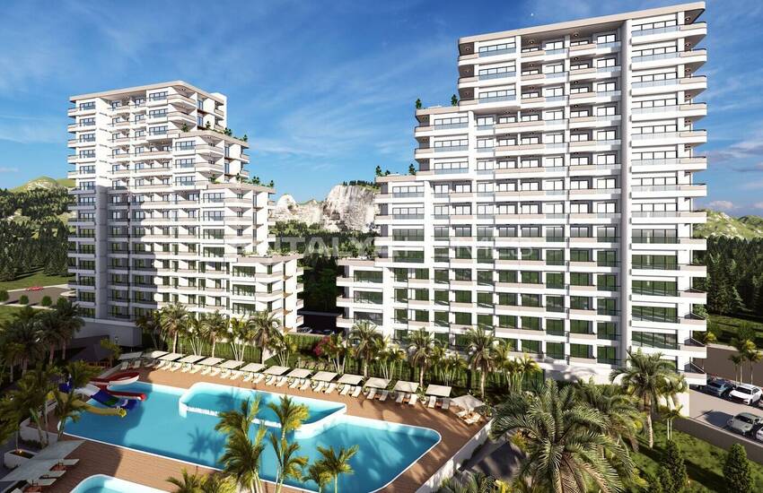 City and Sea View Apartments in Investment Region of Mersin
