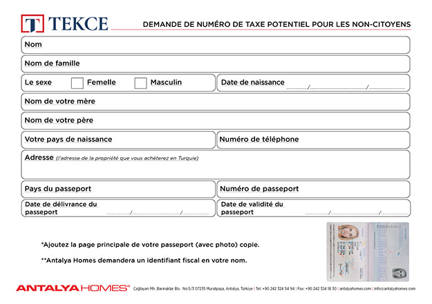 Obtenir un Numéro d’Identification Fiscale